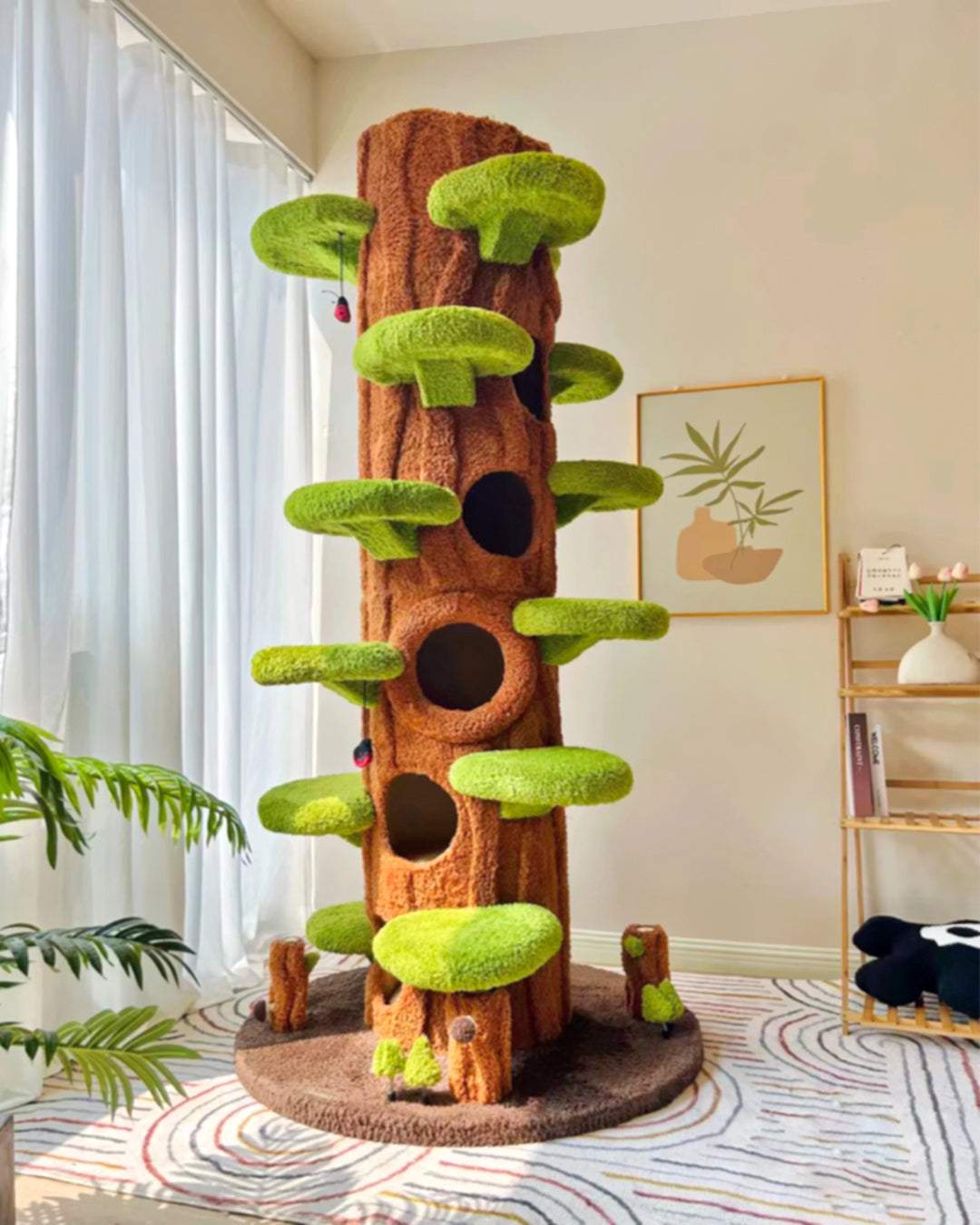 Torre de árbol para gatos Xiamiao Magic Forest, 90 pulgadas de alto